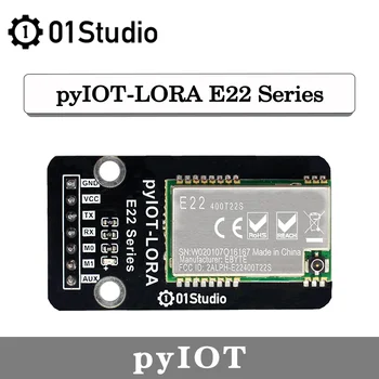 01Studio pyIOT - LORA Modulis Belaidžio E22 433M SX1268 Modulis UART MircoPython Programavimo Plėtros Taryba