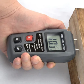 10VNT Medienos drėgmės matuoklis popieriaus, kartono, medienos drėgmės matuoklis medienos drėgmėmačiu drėgmės analizatorius vochtmeter drėgmės matuoklis 0~99.9%