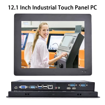 12.1 Colių Pramonės Touch Panel PC,4 Laidai Varžinio Jutiklinis Ekranas, 