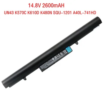 14.8 V 38Wh Originali SQU-1201 Baterija Hasee UN43 UN45 UN47 K570C K610D K480N už ASUS SQU-1202 SQU-1303 Už Haier 7G-5S X3P