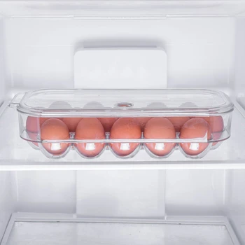 16-Tinklelis Kiaušiniai Talpinimo Šaldytuve Kiaušinių Laikiklį Plastikiniai Kiaušiniai, Šviežių Lauke Didina Maisto Produktų Laikymo Dėžutė Virtuvės Įrankis,2 Pak