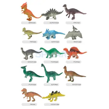 19Pcs Plastiko Juros periodo Modeliavimas Dinozaurai Medžio Rockery Gyvūnų Modelio Paveikslas Statulėlės Žaislų Rinkinys Vaikams Šalies Maišelį Užpildų, Kolekcines