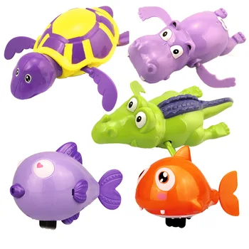 1Pcs Plastikinių Kūdikių Vonios Gyvūnų Žaislų, Animacinių filmų Vijurkas Vonios Žaislas Vandens Žaislas Žaisti Paplūdimio Žaislai Vaikams, Kūdikiams, Vaikams, Watertafel