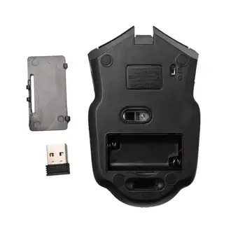 2.4 G bevielė Pelė Mini Belaidės Pelės Žaidimas Imtuvas su USB Sąsaja Nešiojamieji Kompiuteriai Pelė