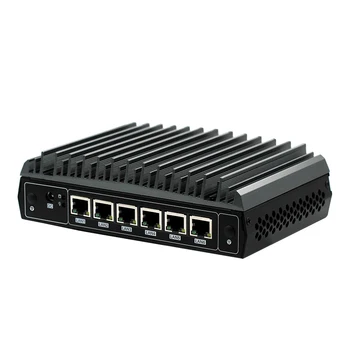 2018 Naujausias Juoda Užkardos 6*I1211AT Gigabit Lan Port router 1u Kompiuteris