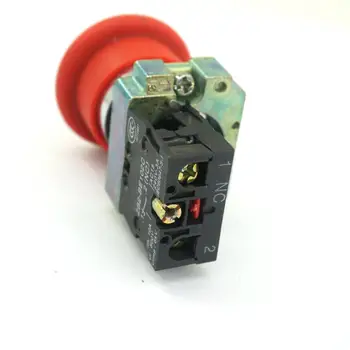 22mm 1 Normal Close Avarinio Stabdymo Grybų Galvos Raudonos spalvos toks mygtukas Jungiklis XB2BT42C