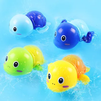 Animacinių filmų kūdikio žaislas plaukimo vėžlys maudymosi kūdikių vonios vandens žaislas nedidelis vėžlys vaikams, vandens žaislas