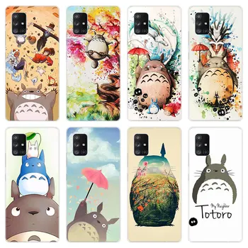 Anime Studio Ghibli Totoro Soft Case for Samsung Galaxy A10 A21 A30 A50 A70 S A20 E A40 A01 A11 A31 A41 A51 A71 A81 A91 Dangtis