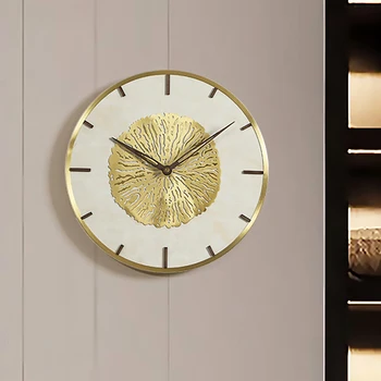 Auksinį kūrybos Šiaurės laikrodis sieninis laikrodis kambarį modernus minimalistinio laikrodis atmosferos kvarco namų sieninis laikrodis LB32809