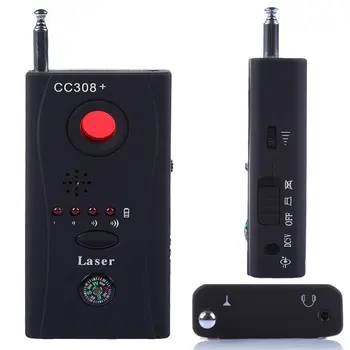 Belaidžio ryšio signalų detektorius CC308+ Tiesus, kameros Anti-slapto pasiklausymo Anti-theft Privatumo apsaugos atsparumas Korozijai