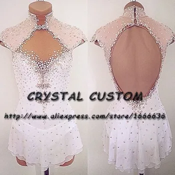 Crystal Užsakymą Ledo Dailiojo Čiuožimo Suknelės Mergaitėms Naujas Prekės ženklas Čiuožyklos Suknelės Konkurencijos DR4498