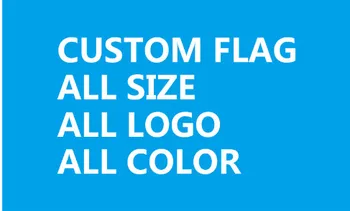 Custom dvipusės vėliavos 30X60cm 1x2ft su dviem įvorės užsakymą ženklo, logotipo reklama