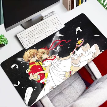 Didelis Pelės Mygtukai Anime Sakura Klaviatūros Kilimėlis Kawaii Girl Mielas Rožinis Home Office Žaidimas Kompiuterio Darbalaukio Apsaugoti