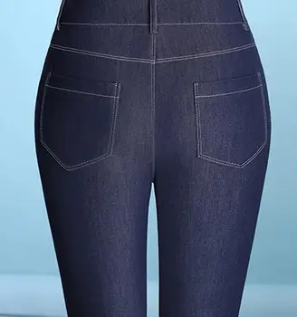 Flare kelnės moterų plius dydis aukšto juosmens atsitiktinis džinsai moteriška capris aukšto juosmens naujas mados pavasario tencel kelnės sy50810