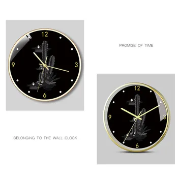 JADUOMA 3D Sieninis Laikrodis Kvarcinis Apskrito Skaitmeninis Modernaus Dizaino Sieninis Laikrodis 12inch/14inch Duvar Saati Sienos Žiūrėti Namų Puošybai