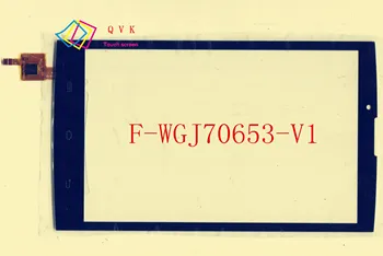 Juoda tablet pc 7inch F-WGJ70653-V1 capacitive touch ekrano skydelis skaitmeninis keitiklis stiklo daviklio pakeitimas F-WGJ70653 WGJ70653