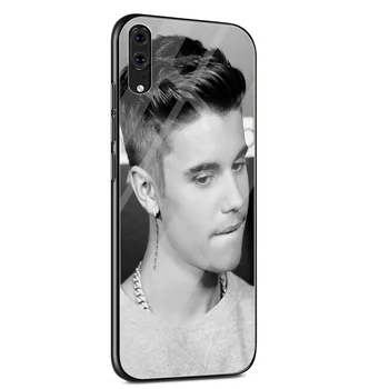 Justin Bieber Grūdintas Telefonas Stiklo Atgal Padengti Huawei P10 P10 Lite P20 P20 Lite P20 Pro 30 30 Lite 30 Pro P Smart Case