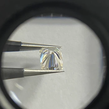 Lab Sukūrė Išaugo Diamond Su GRA Sertifikatą, Akmens Spinduliavimo Supjaustyti 5*8MM 1.2 Karatų VVS D Balta Spalva Prarasti Moissanite