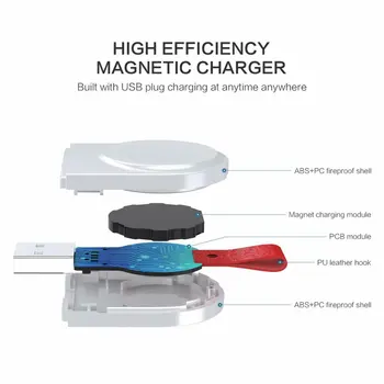 Magnetinis Įkroviklis Nešiojamos Belaidžio ryšio Adapteris, Skirtas Apple Žiūrėti Serija 1/2/3/4 Įkroviklį Su USB Portable
