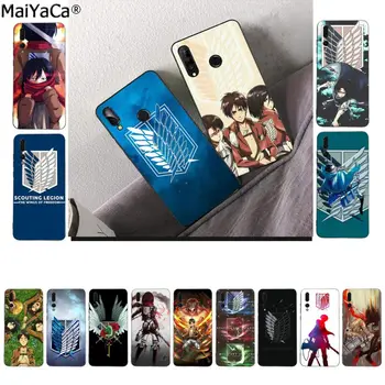 MaiYaCa Anime, Japonų atakos Titan Soft black Telefoną Atveju Huawei P10 lite P20 pro P20lite 30 pro mate 20 pro lite mate20