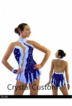 Merginos Dailiojo Čiuožimo Suknelė Naujas Prekės ženklas Čiuožyklos Suknelės, pagaminti pagal Užsakymą, Dėl Konkurencijos DR4832