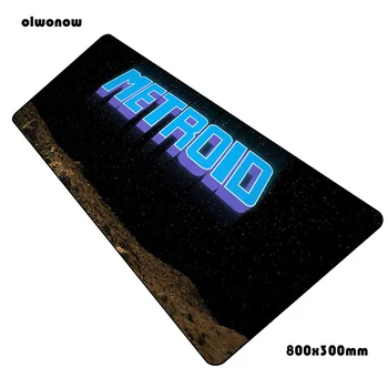Metroid padas pelės mygtukai 800x300x3mm kilimėliai anime Kompiuterio pelės kilimėlis žaidimų priedai Naują atvykimo kilimėlis keyboard games pc gamer