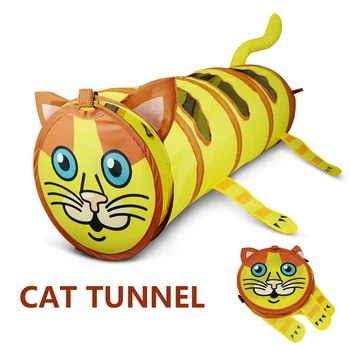 [MPK Parduotuvė] Pet Tunelio Kačių Žaisti Tunelio 3 Spalvos Funny Cat Ilgio Tunelis Kačiukas Žaisti Žaislas Išardomi Palaidi Kačių Žaislai Žaisti Tunelis