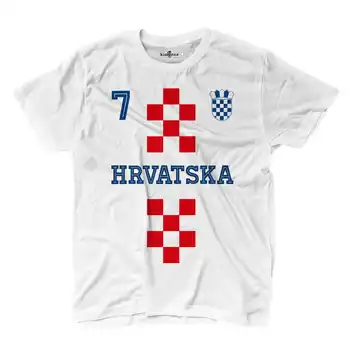 Nacionalinių Sporto šakų T-shirt Vyras Hrvatska 7 Futbolo Sporto Europos Skydas 1 S