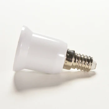 Naujas 1PC LED Šviesos Lempos, Lemputės Adapteris Keitiklis E27 Į E14 Bazės Varžto Lizdas Lempos Laikiklis Keitikliai