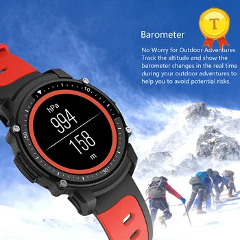 Naujas GPS Bluetooth Sporto Smart Žiūrėti IP68 profesinės Vandeniui Plaukti Fitness Tracker Chronometras Širdies ritmo Monitoringo Smartwatch