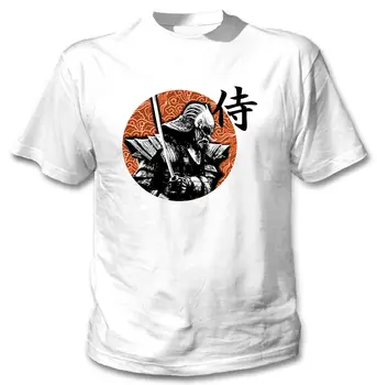 Naujas Mados Juokinga T-shirt Japonijos Samurajų Kariai Marškinėliai Medvilnės trumpomis Rankovėmis Vyrams Marškinėlius Hip-Hop Tees Viršūnes Harajuku Streetwear