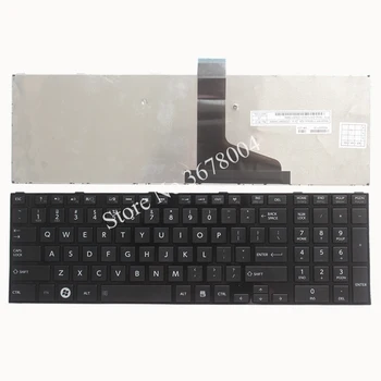 NAUJOJI Klaviatūra TOSHIBA SATELLITE L850 L850D P850 L855 L855D L870 L870D JAV Juodos spalvos nešiojamojo kompiuterio klaviatūra