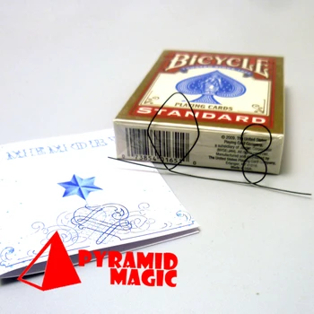 Nitinol FORMOS Metalo Atminties Vielos Gaisrų Prognozavimo numeris 8 Deimantų magija triukas close up magic