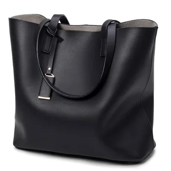 Prabanga Rankinės Moterims, Krepšiai Dizaineris Aukštos Kokybės Odos Moterys Bag Black Didelis Kietas Moterų Pečių Krepšiai, Didelės Talpos Tote Bag