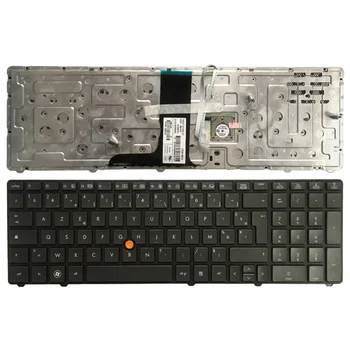 Prancūzijos nešiojamojo kompiuterio Klaviatūra HP EliteBook 8760w 8770w 638514-051 652553-051 SN9110 6037B0055405 SG-45300-2FA Su ištiestu stick