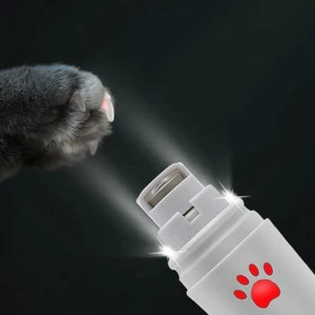 Prekės ženklo Šunų Nagų Šlifavimo 3-Pavarų USB Įkrovimo naminių Gyvūnėlių Nagų Žoliapjovės Neskausminga, Saugi, Mažai Triukšmo naminių Gyvūnėlių Kojų Viliojimo Šlifuoklis Šunims, Katėms