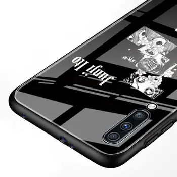 Siaubo Komiksų Tomie Grūdintas Stiklas Telefono dėklas Samsung Galaxy A51 A71 5G A50 A70 A31 A10 A21s A91 Juodo Dangtelio Coque Fundas