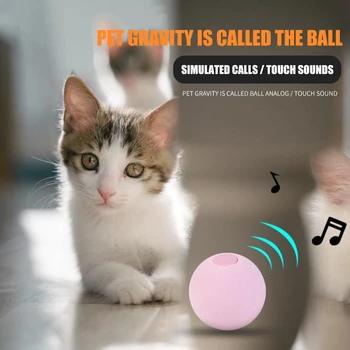 Smart Kačių Žaislai Interaktyvus Kamuolys Katžolių Katė Mokymo Žaislo Augintinio, Žaisti Kamuolys Pet Piskliwy prekės Produktus Žaislas Katėms Kitten Kitty