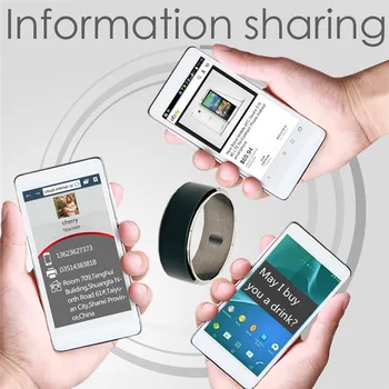Smart Žiedas atsparus Vandeniui Didelės Spartos NFC Elektronika Telefono Su Android ir wp Telefonai Mažas Magic Žiedas Jakcom R3F