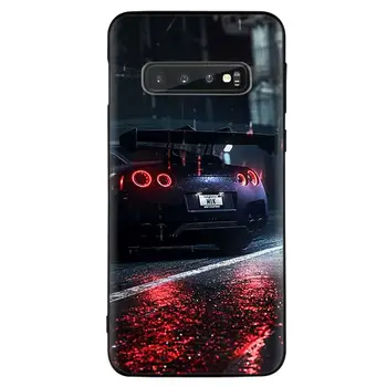 Sporto automobilių VTR Black Case for Samsung Galaxy S20 Ultra S10 Lite Pastaba 10 9 8 S8 S9 J4 J6 J8 + Plius S7 S6 Krašto Silikoninis Telefono dėklas