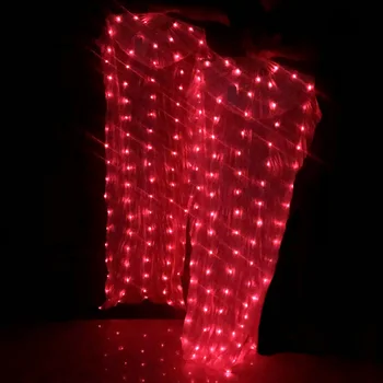 Suaugusiųjų Pilvo Šokio Priedai Šviesos lemputės LED Ventiliatoriai Blizga Moterų Garsiausių LED balta šviesa, Pilvo Šokio Gerbėjas Priedai