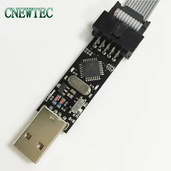 USBasp USB ISP 3.3 V / 5V AVR Programuotojas USB ATMEGA8 ATMEGA128 Naujas +10PIN Vielos Paramos Win7 64Bit