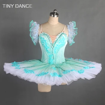 Žalia Ombre Tutu Merginos Klasikinio Baleto Kostiumas Pritaikyti Profesionalių Baleto Tutu Suknelė Suaugusiųjų Solo Šokių Tutus B17046